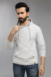 Ash Grey Hooded Zipper Jacket JKT-HZJ-D27-01